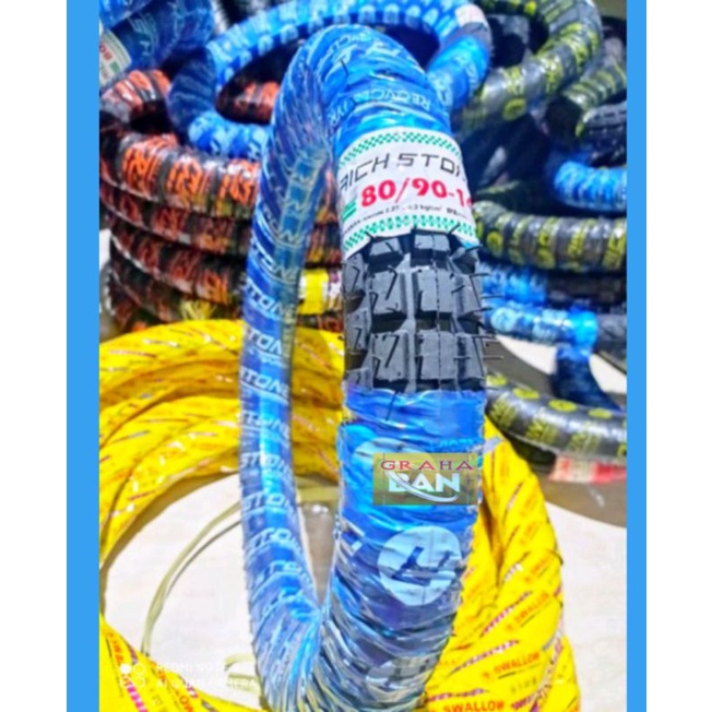 ban motor metic trail 80/90-14 bukan tubeles ban metic trail ban ring 14 trail Mio Vario Beat spin b