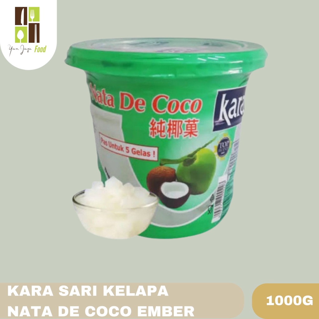 

Nata De Coco Kara Sari Kelapa 1000g 1 PCS [Ember . Slice . Plain]