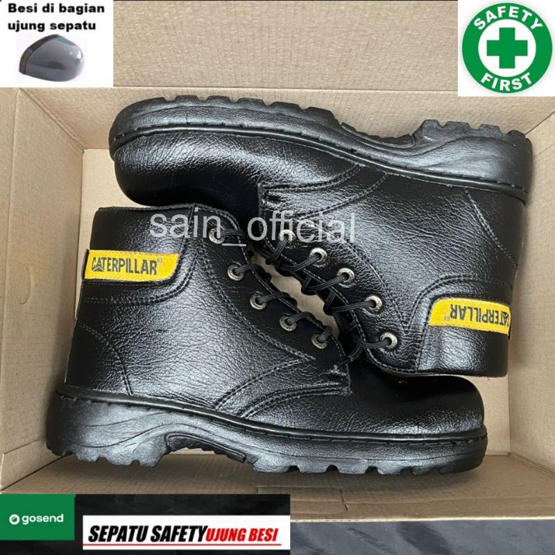 Sepatu safety boots Pria Sepatu Kerja Lapangan