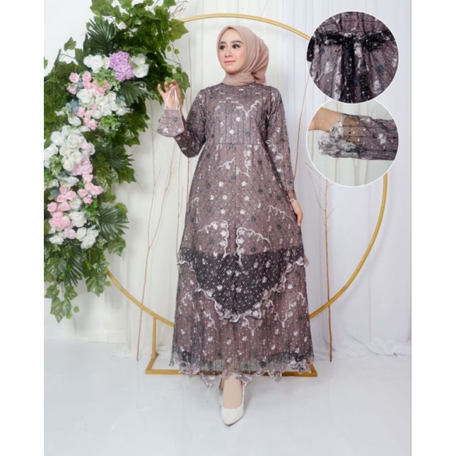 Gamis Runcing FM Kebaya / Gamis Pesta / Gamis Modern