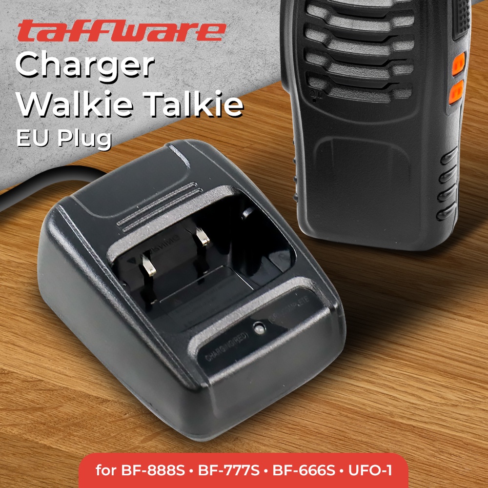 Taffware Charger Walkie Talkie for Pofung Taffware Baofeng BF-888S BF-777S BFTH07BK Black