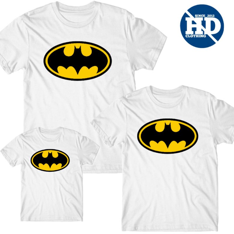 KAOS ANAK BATMAN PUTIH SUPERHERO