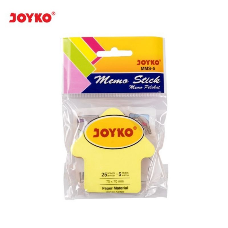 

Memo Pelekat Kertas Joyko MMS-5 Memo Stick Panah 5 Colors