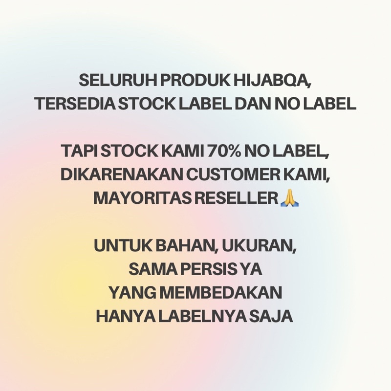 HIJABQA - Bergo Maryam Premium Hijab Bergo Tali
