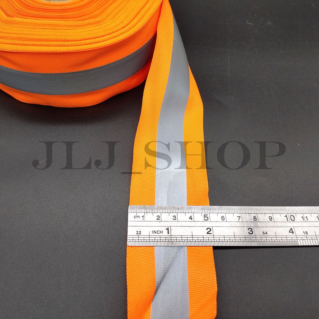 Pita Scotlight / Relfektor Kombinasi 5 Cm (kain 5cmx2cm)