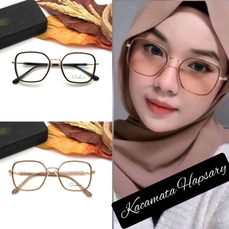 Frame Kacamata Minus Wanita Terbaru CD2109 Antiradiasi | Anti UV Photocromic &amp; Bluecromic