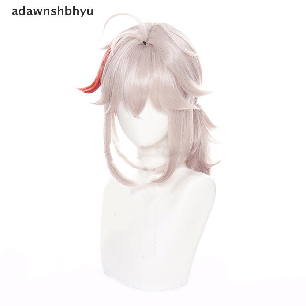 Adawnshbhyu Game Styled Beige Genshin Impact Cosplay Kazuha Wig Cosplay Gradasi Rambut ID