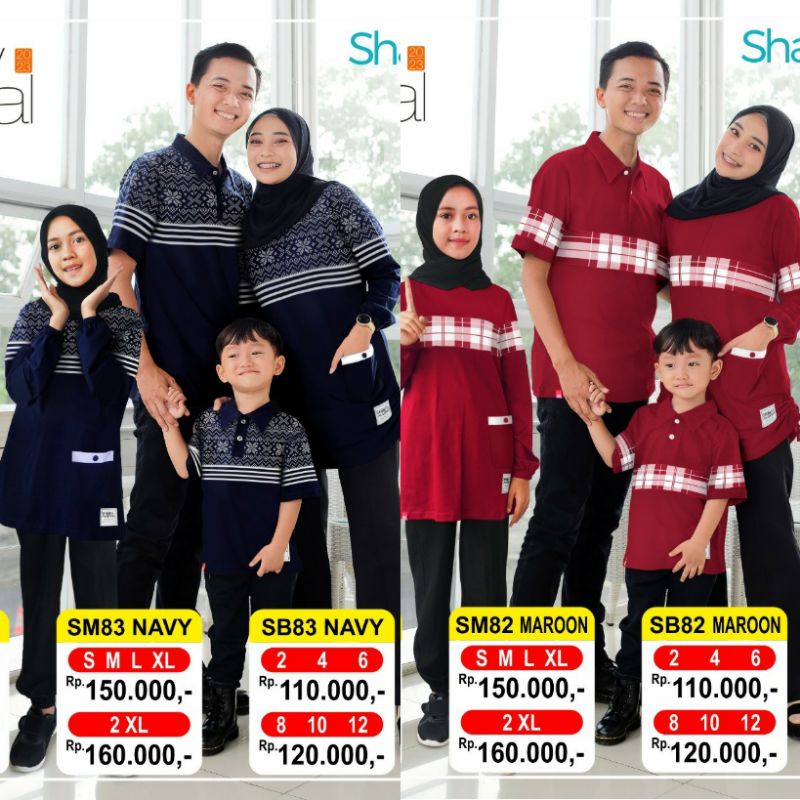 SARIMBIT KAOS SHAFA MARWAH/COUPLE KAOS KELUARGA/SARIMBIT 2023