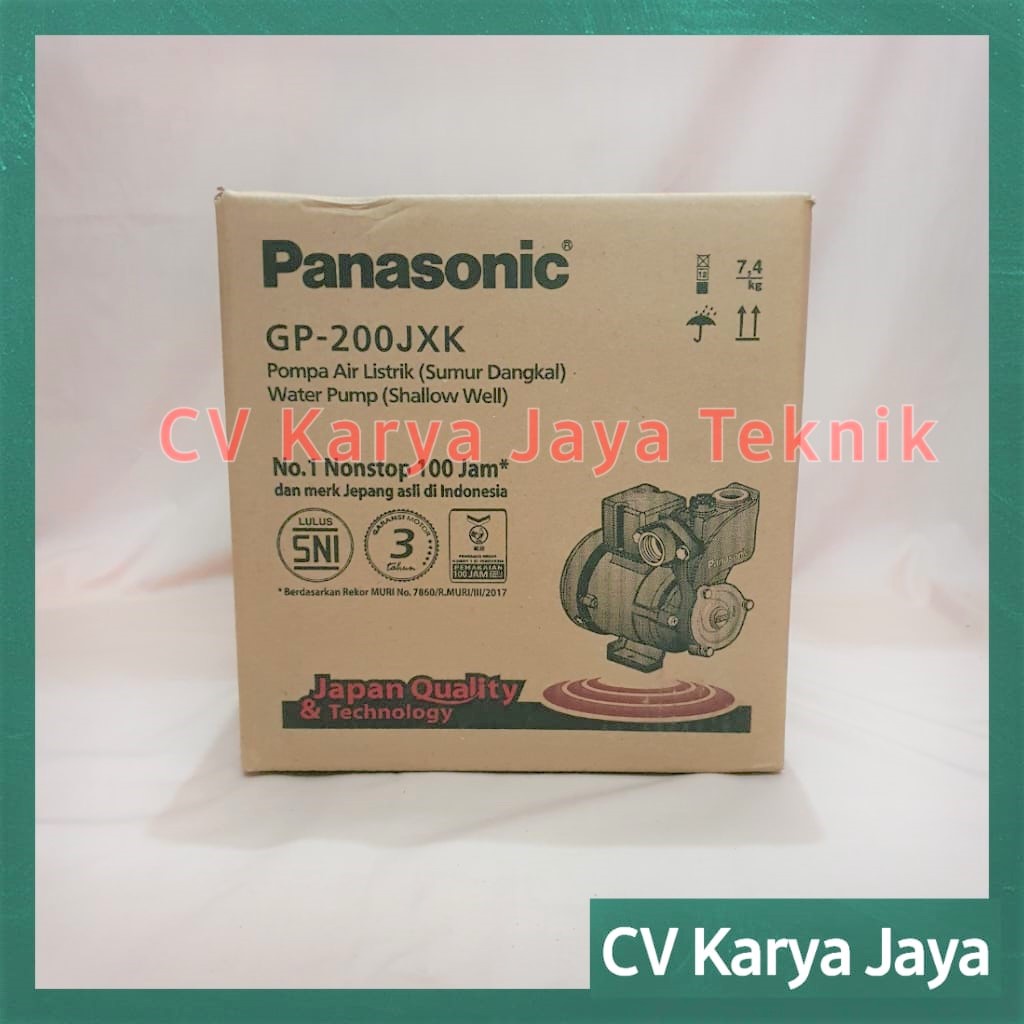 Pompa Air Manual Panasonic GP-200JXK 200 Watt GP200 JXK