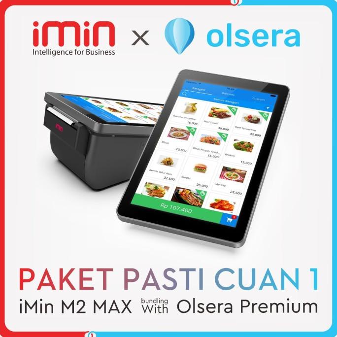 Paket Pasti Cuan iMin M2 Max Olsera Premium 12 Bulan