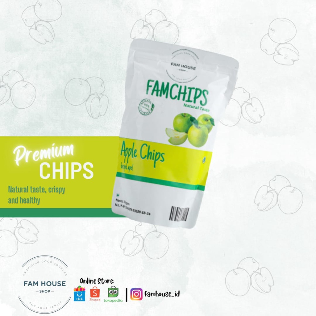 

Keripik Buah Apel Famchips (Apple Chips)