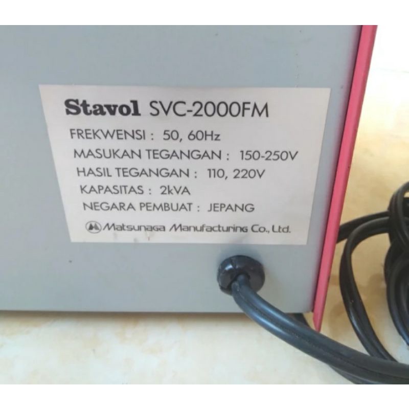 Stavol Matsunaga Ac Automatic 2000FN Original