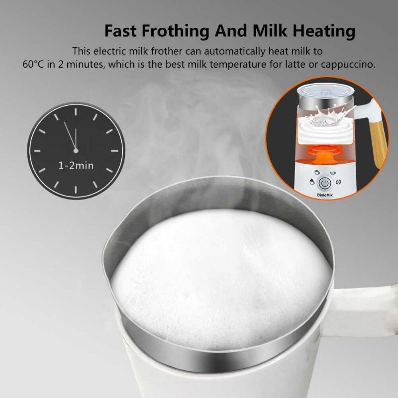Biolomix Teko Pembuat Buih Susu Milk Frother Foam Maker - BN11