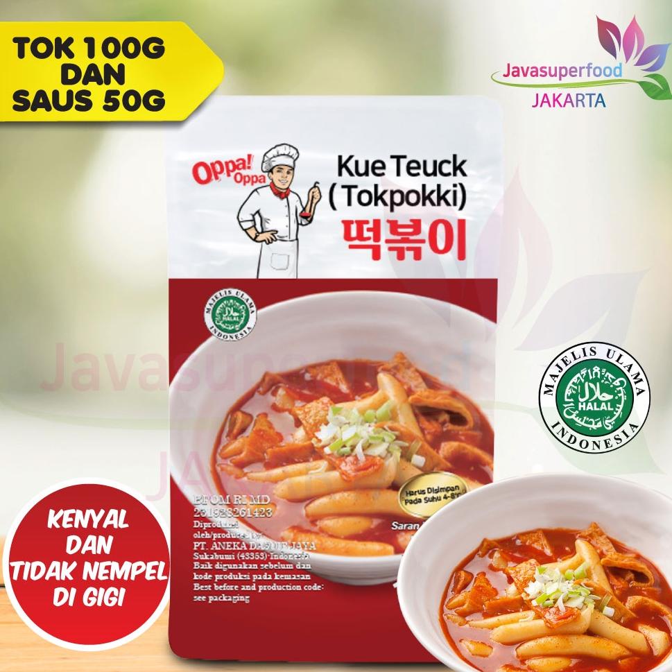 

✵Terkini Paket Tteokbokki tokpokki tokpoki topoki javasuperfood 100g + saus sauce tokpoki 50g instan halal 63