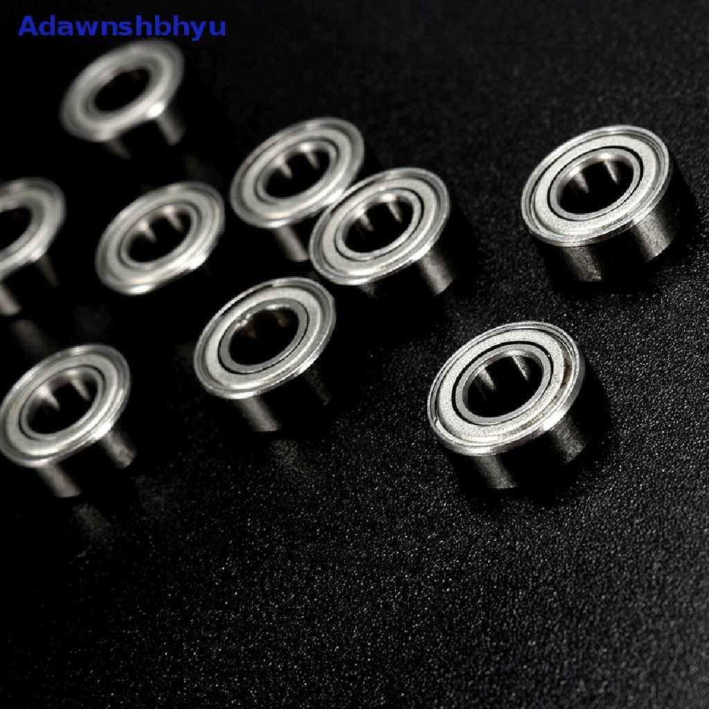 Adhyu 10Pc 686ZZ 6x13x5mm Miniatur Ball Bearing 6 * 13 * 5mm Metal Terlindung Mini Bearing ID