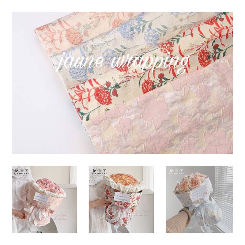 

[1PAK/150CM] JWW Kertas Kain Buket Bunga / Flower Wrapping Paper