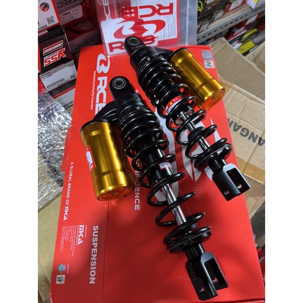 Shock shockbreaker rcb nmax new aerox 155 rcb tabung atas hitam tabung gold uk 310mm