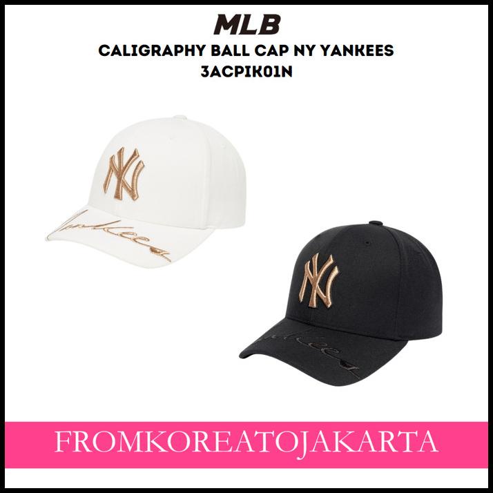 Mlb Caligraphy Ball Cap Ny Yankees