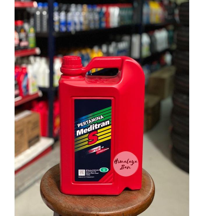 Paket Populer Oli Mesin Pertamina Meditran S 40 Khusus Mesin Diesel (5 Liter)