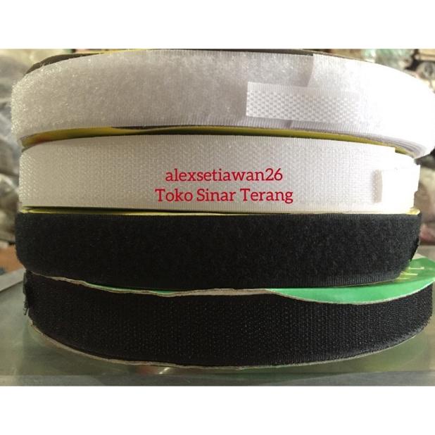 

Perekat kain velcro 1 inch magic tape kretekan 2,5 cm