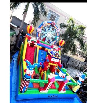 DP/Boking pemesanan istana Balon ukuran 6x8. Ready stok