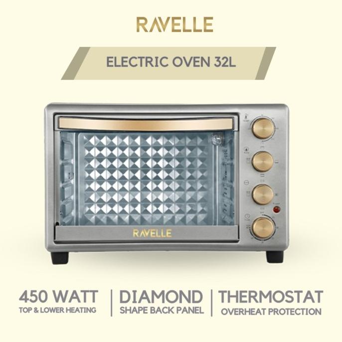 Ravelle Electric Oven 32 Liter - Oven Low Watt