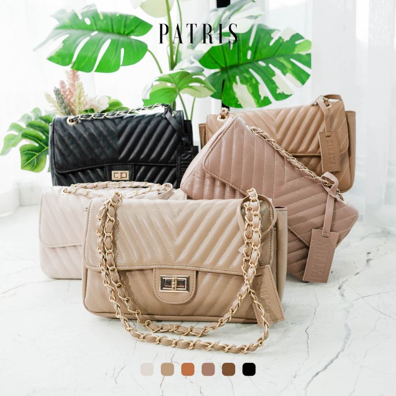 [FREE GIFT] Patris Tokyo Sling Bag Tas Selempang Wanita by Patris Official Shoulder bag