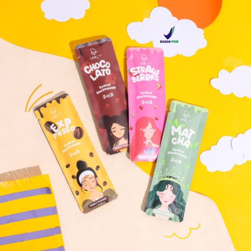 MASKER KOMEDO UMIKYO ORIGINAL BPOM 10gram By Umikyo/Navy