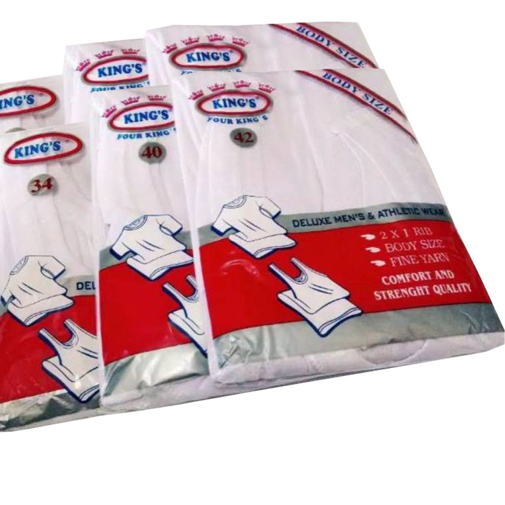 4Pcs Texco Singlet Putih Kaos Dalam Pria - Vegasus Store (COD)