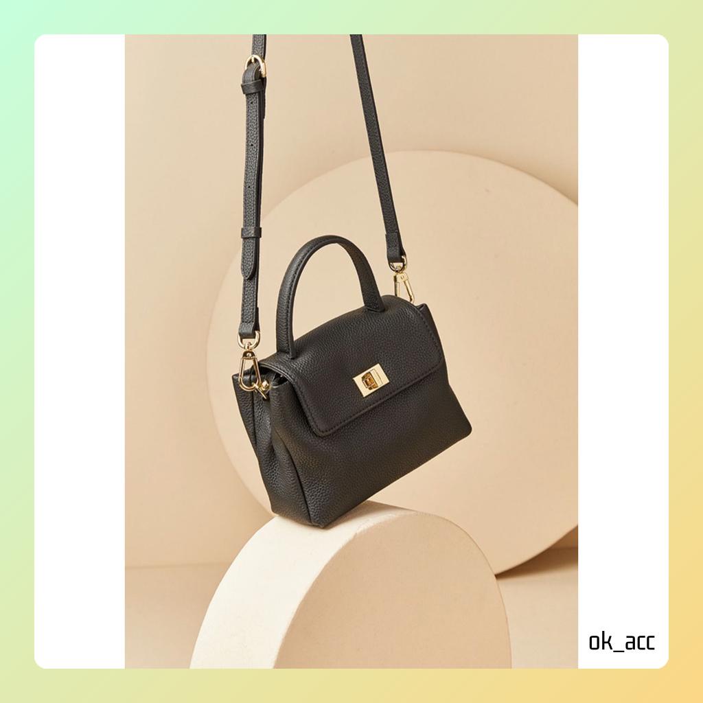BARU Tas Selempang Kulit Wanita Luxury Mini Bag FT52 18.5 x 7.5 x 13.5 cm