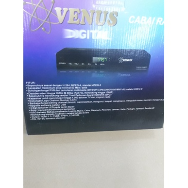 BAYAR DITEMPAT VENUS Digital Cabai Rawit Set Top Box DVB T2 /SET TOP BOX TV DIGITAL/SET TOP BOX