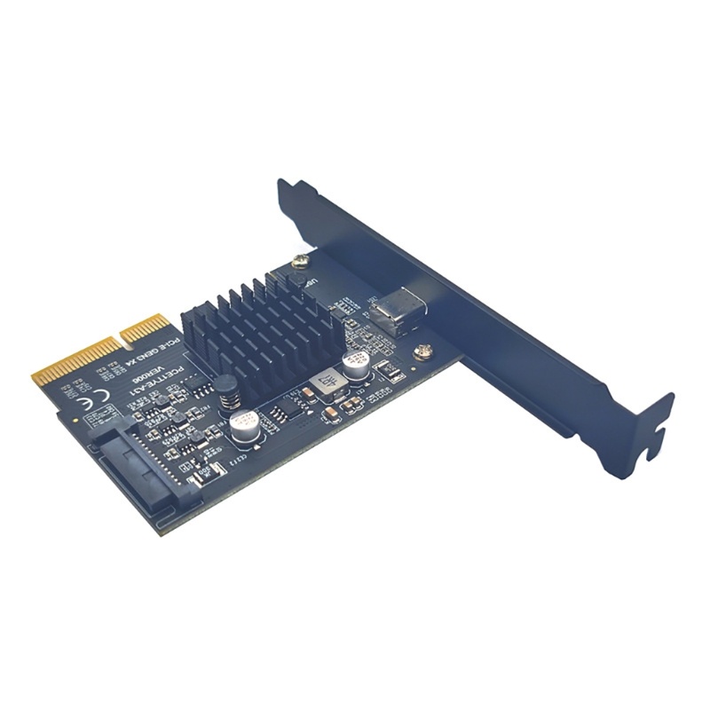 Zzz Type C PCI-Express 4X Ke USB 3.2 Gen2x2 (20Gbps) PCI-e Motherboard Kartu Riser