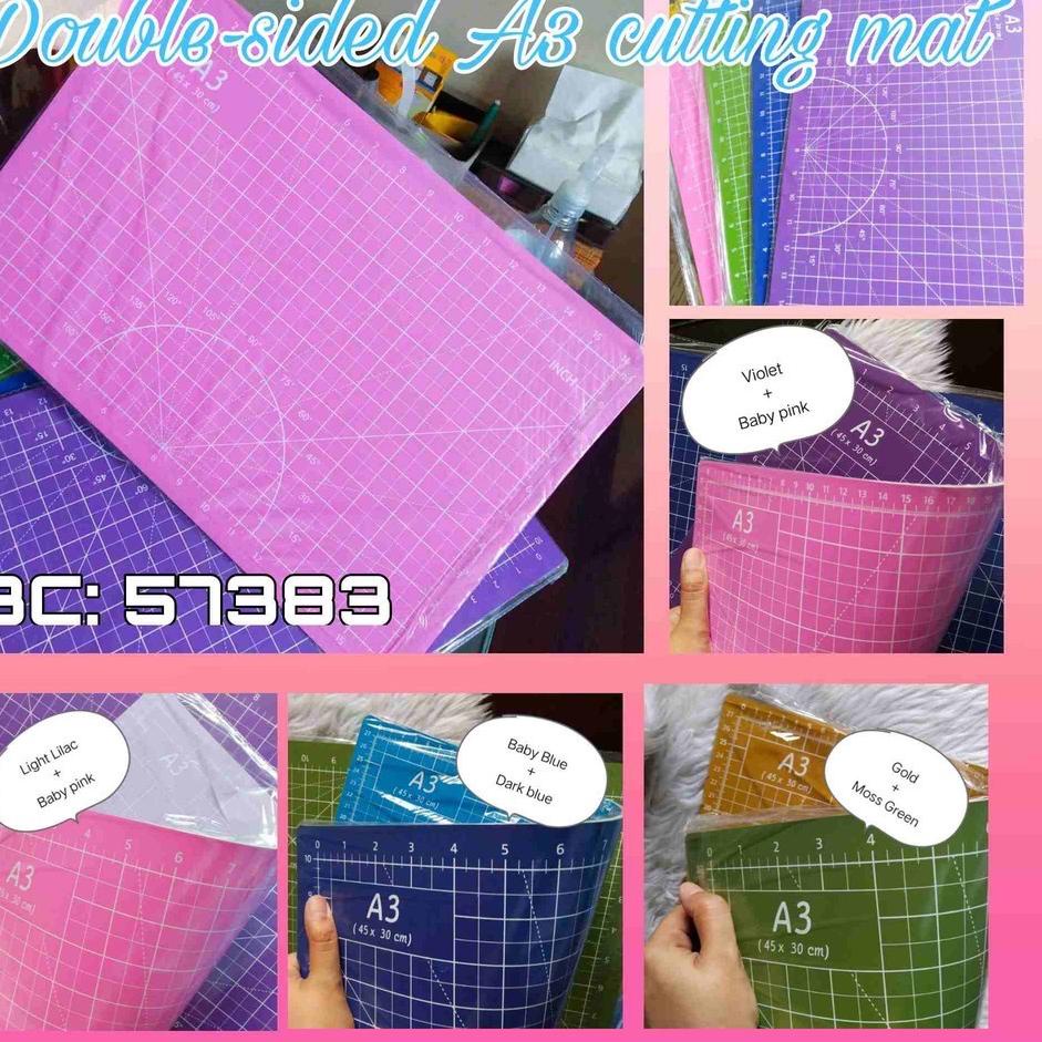 Dijamin Irit  A3/A4 PVC Cutting Mat Cutting Pad Board Double-sided DIY Tool Cutting Board-Papan