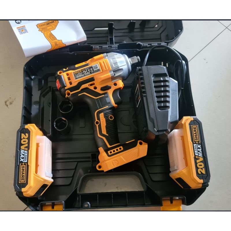 Jual Mesin Impact Wrench Cordless INGCO CIWLI2038 Shopee Indonesia
