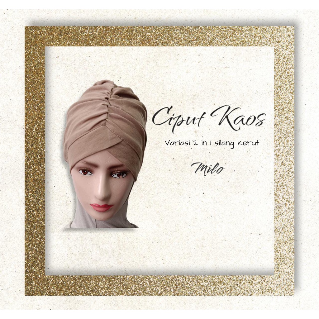 Ciput kaos ANEKA MACAM turban 2in1 | Ciput Arab | Ciput Kerut Dewasa | Inner Jilbab HABISIN STOCK !!!