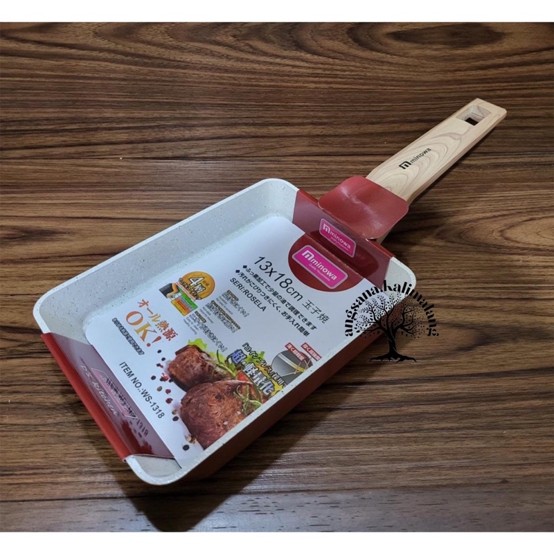 Yoshikawa Minowa Egg Pan Teflon Kotak / Tamagoyaki Pan
