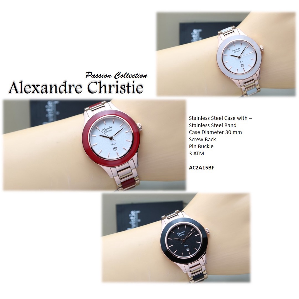 Jual JAM ALEXANDER CHRISTIE WANITA ORIGINAL AC 2A15 ALEXANDER CRISTY ...