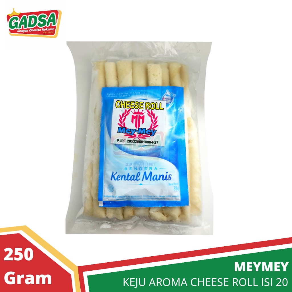 Keju Aroma Cheese Roll isi 20 plus susu kental manis