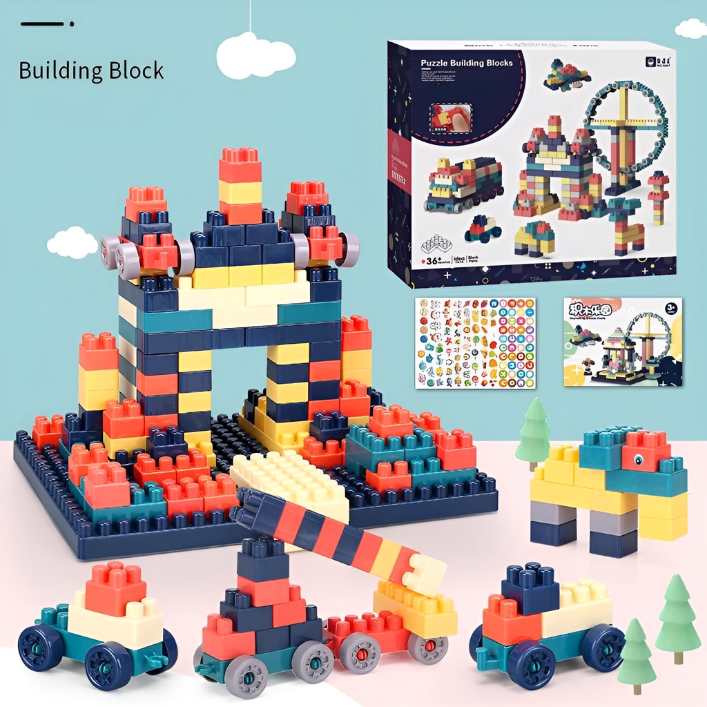 Paradise Lego Block Besar | Mainan Anak Laki Laki Building Block | Mainan Susun Block | Balok Blocks