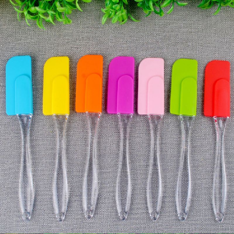 Spatula Silikon Anti Lengket Tahan Panas / Sutil Alat Aduk Adonan Kue Karet