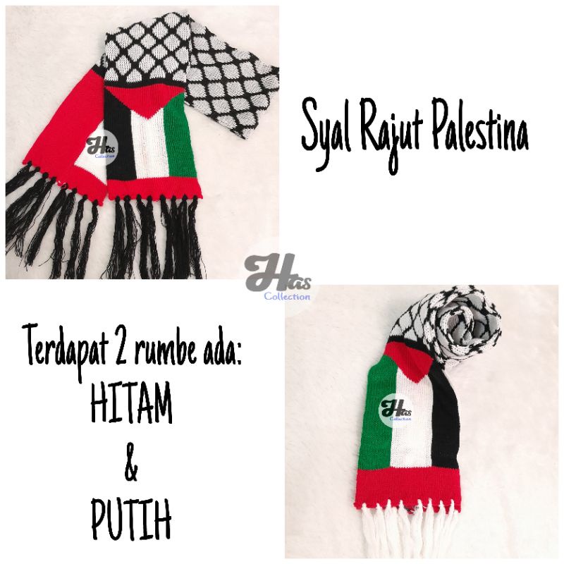 SYAL RAJUT PALESTINA bahan premium