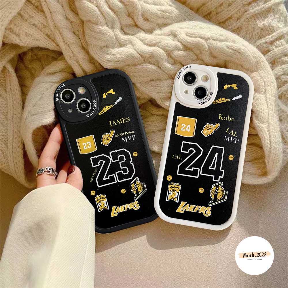 IPHONE Soft Case Kompatibel Untuk Iphone14Plus11 12 13 Pro Max6 6s 7 8 Plus Xr X Xs Max Se2020Bintang Basket Kobe Bryant 23 James 24 TPU Case Waterproof Cover