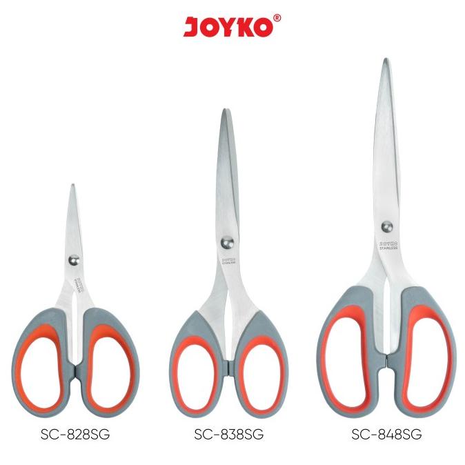 

Gunting Scissors Soft Grip Joyko SC-828SG~848SG