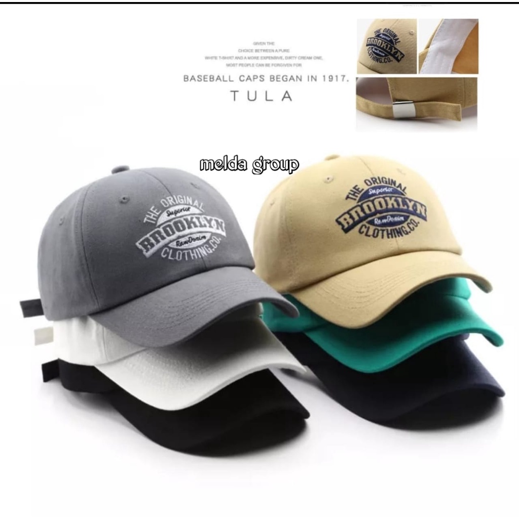 Topi Distro Import Premium Termurah Topi Baseball Pria Wanita Cap Brolynn