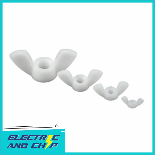 M5 Nylon Plastic Wing Butterfly Nut Kupu Kuping Plastik Nilon