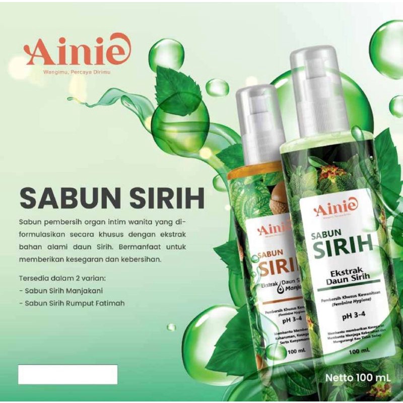 ainie sabun sirih