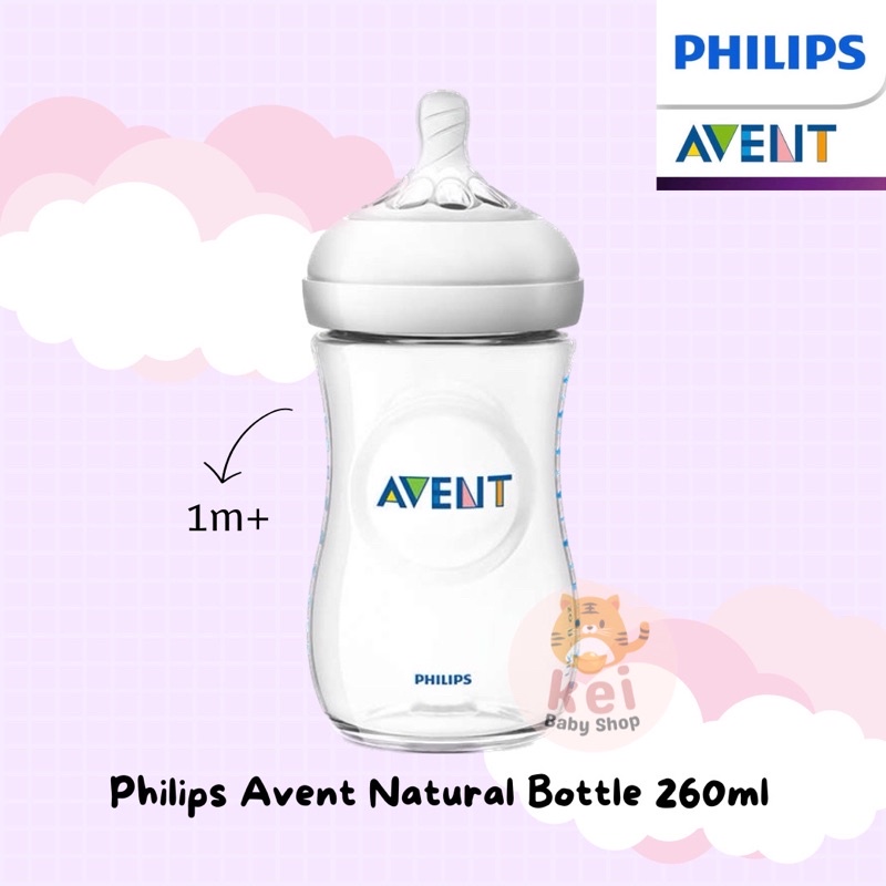 Avent Philips Botol Susu Natural 260ml - Bottle Avent Natural 260ml Single