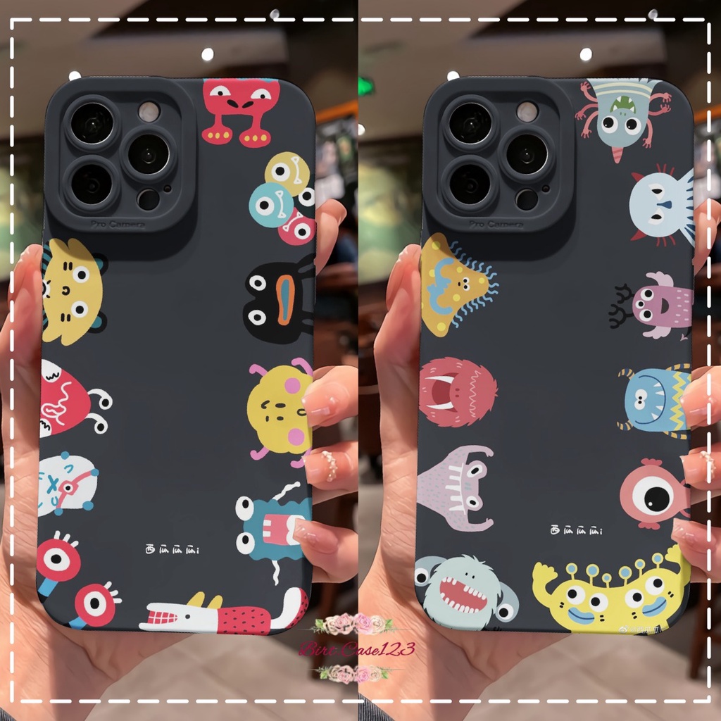 CUSTOM CASE SOFTCASE SILIKON PROCAMERA MONSTER CUSTOM OPPO REALME VIVO XIAOMI SAMSUNG INFINIX IPHONE FOR ALL TYPE BC6912