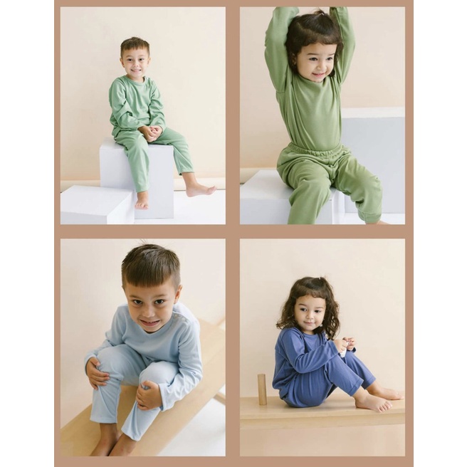 Ardenleon MINI Series Toddler Long Sleeves | Green &amp; Blue