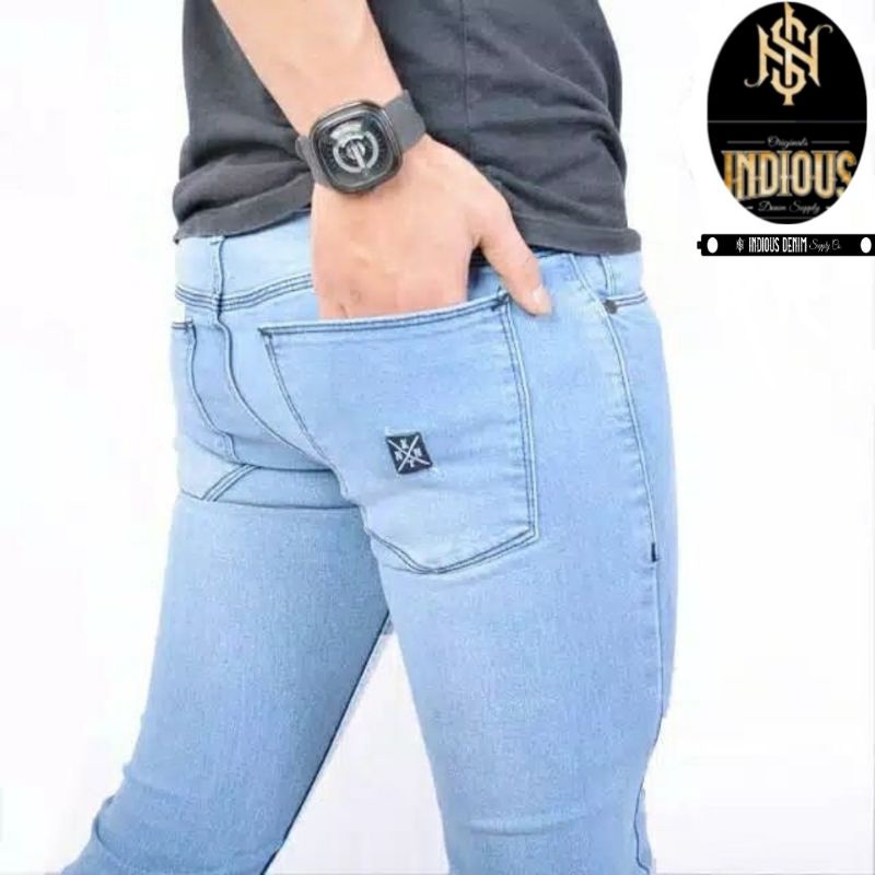 AIRBLACK DENIM TERLARIS / 784 VICTORY celana jeans NEW panjang skinny semi slimfit cowo / cowok /